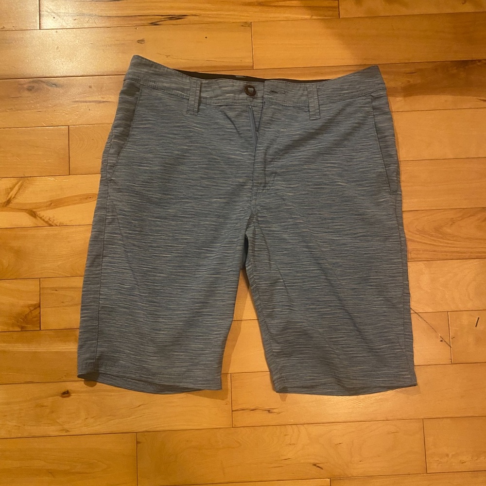 Volcom Men's Charcoal Flat Front Shorts
